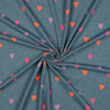 Jersey Herzen - smoke blue melange *Videovorstellung*