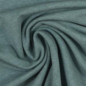 Sweat Melange Uni Basic - salbei / Stoff "Eike" von Swafing