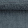 Musselin/Double Gauze "Jenke" von Swafing - rauchblau