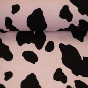 Modal French Terry "Aislingen" Swafing - animalprint nude/schwarz