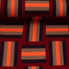 Viskose Webware Geoluxe Braid Stripe by Kibadoo - rot/koralle