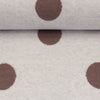 Jacquard Jersey "Emily" Swafing - Tupfen peppercorn/naturweiß