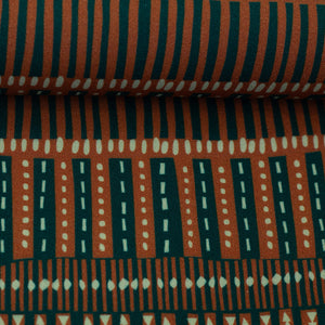 Viskose Webware Swafing - Reed Dance by Bienvenido Colorido terracotta