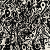 Viskosejersey Black&White - Damaskmuster *Videovorstellung*