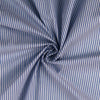 Baumwoll Popeline Streifen - blau