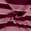 Woll Strick mit Elasthan gestreift 3farbig - rosa/ecru/pink *Videovorstellung*