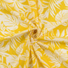 Baumwoll Voile "Palms" - gelb