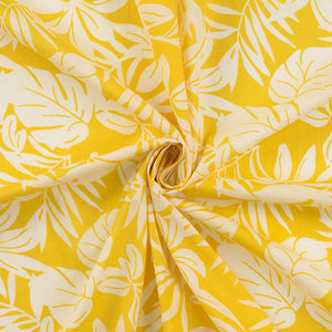 Baumwoll Voile "Palms" - gelb