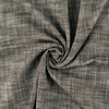 Baumwoll Popeline "Tweed" - schwarz