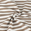 Jersey Streifen - taupe