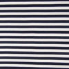 French Terry Streifen - navy