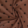 Musselin/Double Gauze "Polka Dots" - Eigenproduktion l&p - Rost