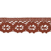 Baumwollspitze - terracotta
