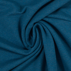 Jersey Melange Basic - petrol / Stoff "Vanessa" von Swafing