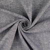 Leinen-Baumwolle fischgrät - navy