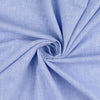 Leinen-Baumwolle fischgrät - blau