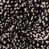 Baumwoll Satin Tupfen - grau/schwarz