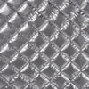 Wattierter Steppstoff metallic - silber *Videovorstellung*