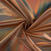 Dehnbares Kunstleder holografisch - bronze matt