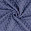 Jacquard Steppstoff Rauten dehnbar - blau *Videovorstellung* - Reststück 1,7M