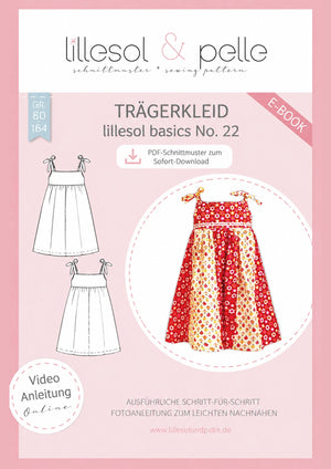 Schnittmuster lillesol basic No.22 Trägerkleid