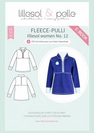 Schnittmuster lillesol women No.12 Fleece-Pulli
