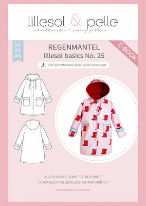 Schnittmuster lillesol basics No.25 Regenmantel