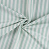 Baumwoll Rippjersey Streifen - dusty mint/white