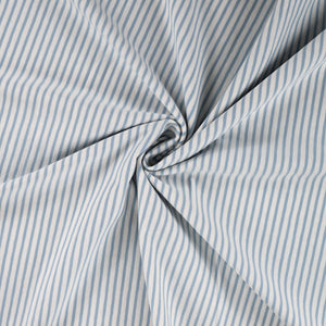 Jersey "small stripes" - rauchblau