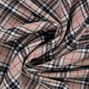 Baumwoll-Flanell check light - sand