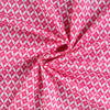 Baumwoll Voile "abstract" - pink/weiß