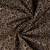 Baumwoll Feincord - Ornamente braun