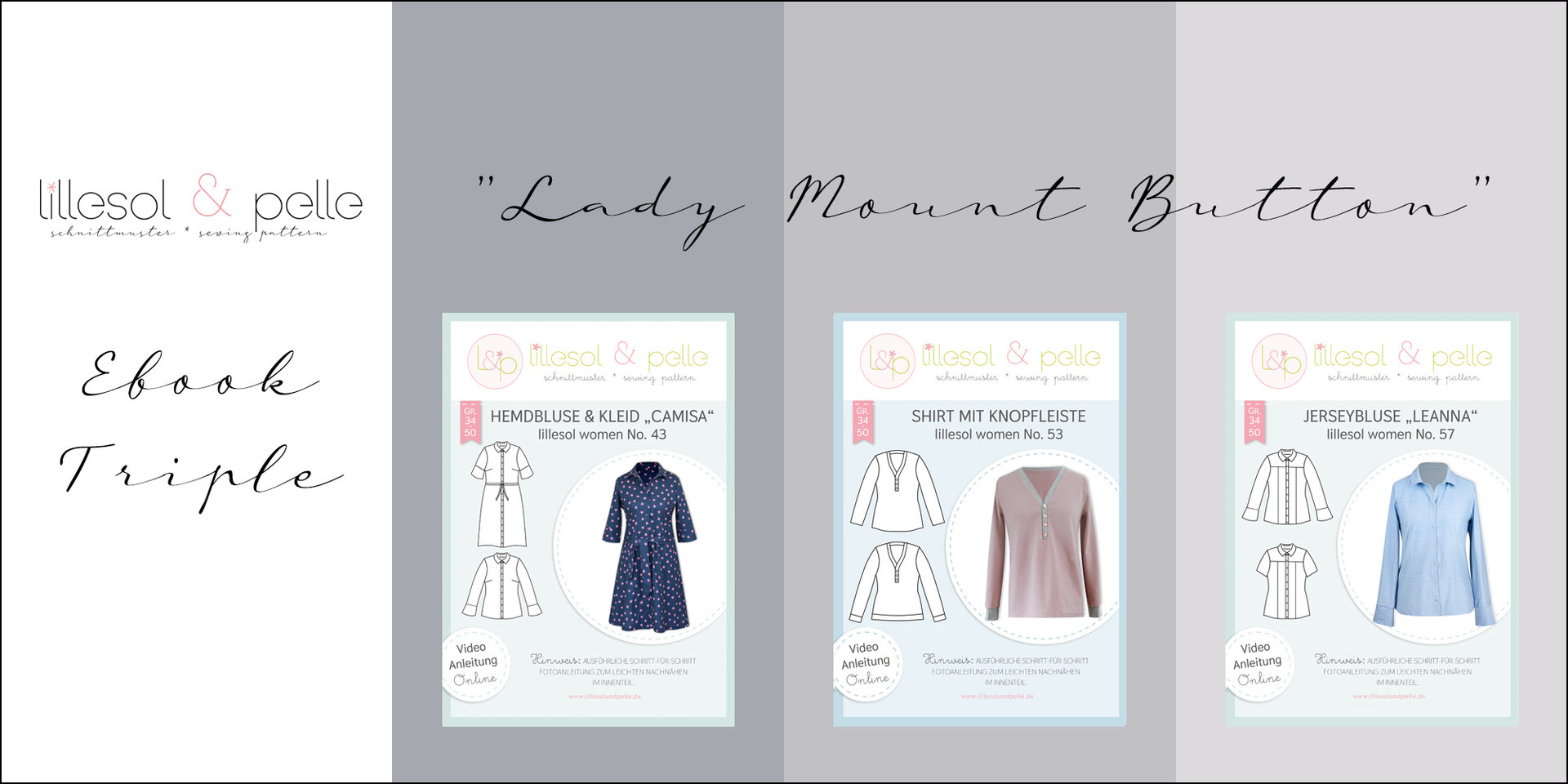 lillesol ebook triple Lady Mount Button: 3 Ebooks & 3 Goodies