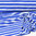 Viskosejersey gestreift blau/weiß B-Ware - 2 Teilstücke, insgesamt ca. 2,75 m