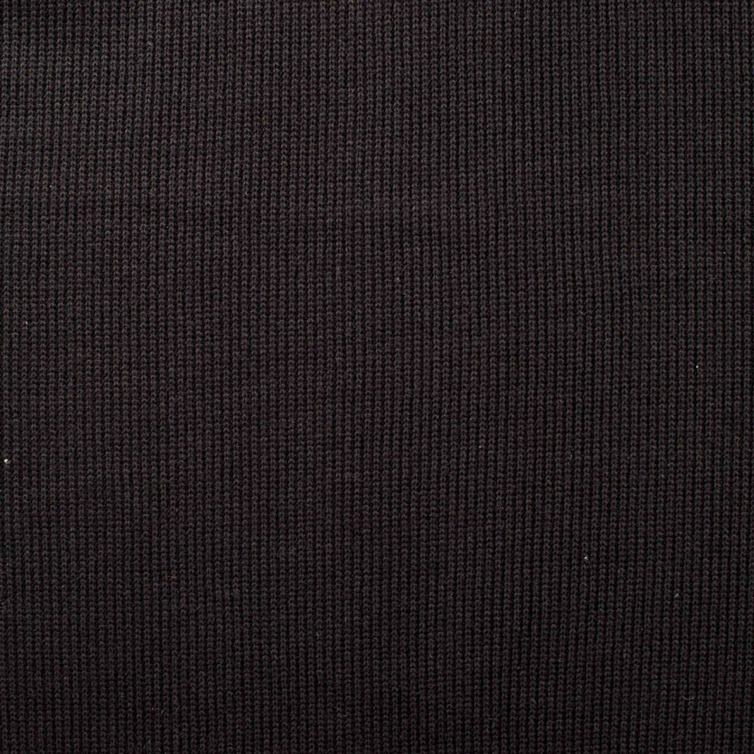 Baumwollstrick elastisch - schwarz *Videovorstellung*