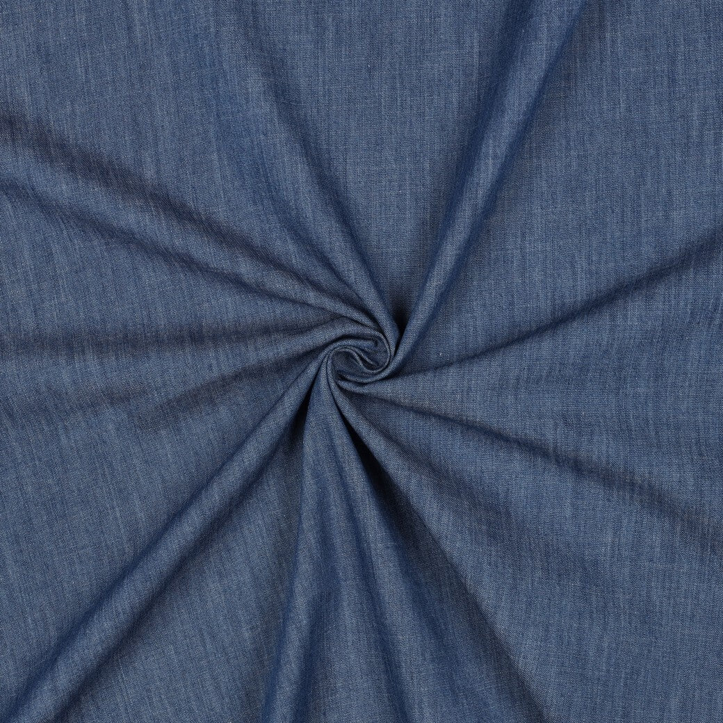 Denim Slub (leicht) - mittelblau