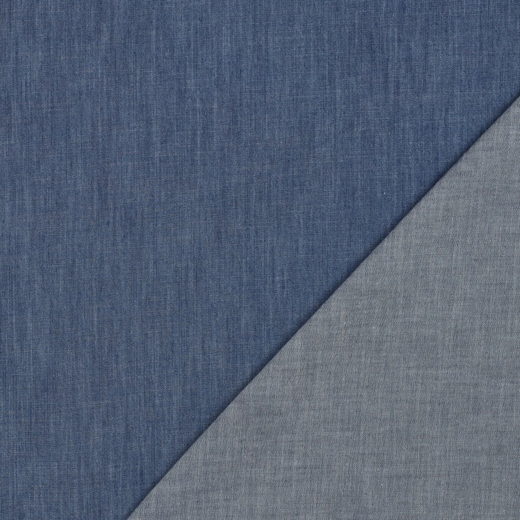 Denim Slub (leicht) - mittelblau