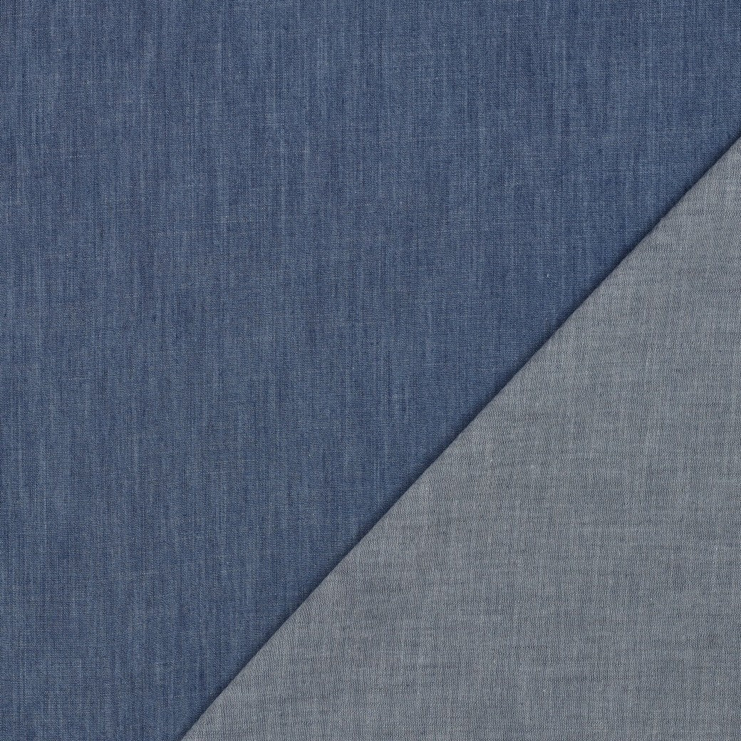 Denim Slub (leicht) - mittelblau
