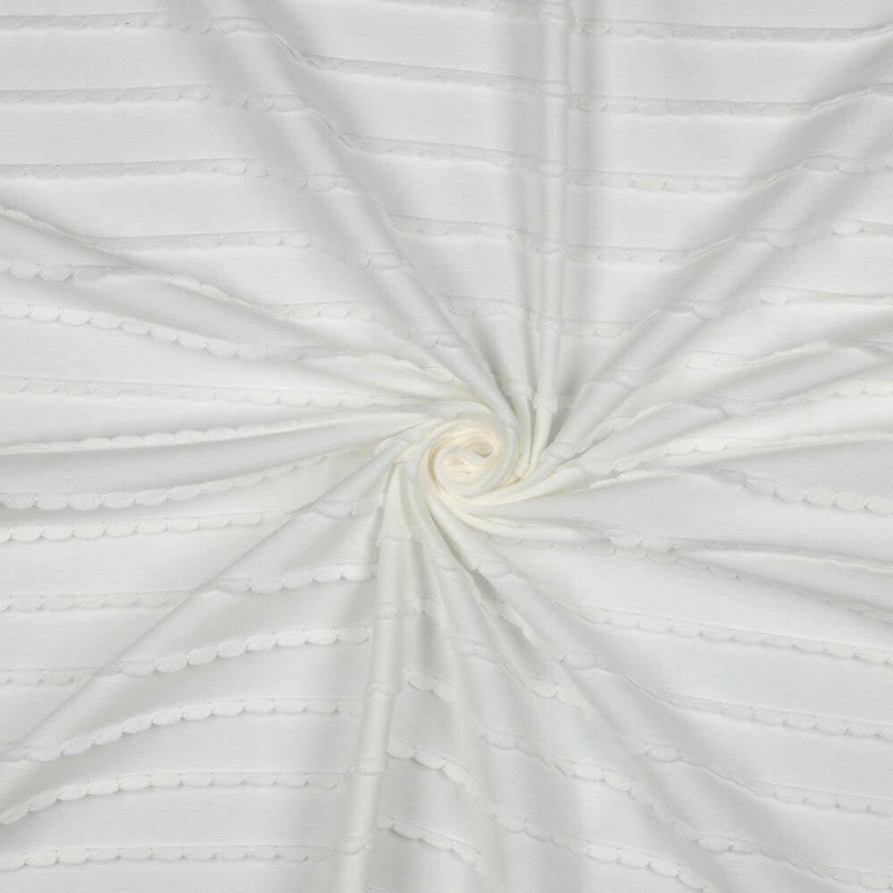 Jersey "Ruffles" - weiß