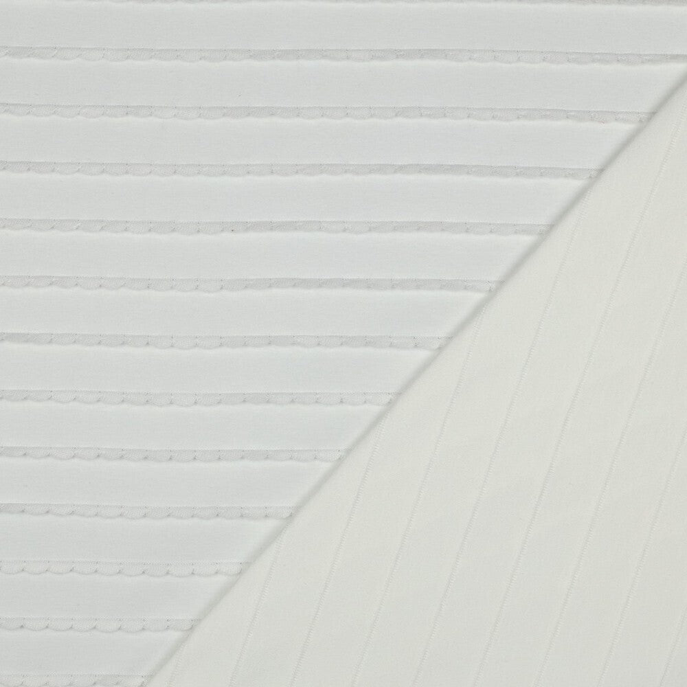 Jersey "Ruffles" - weiß