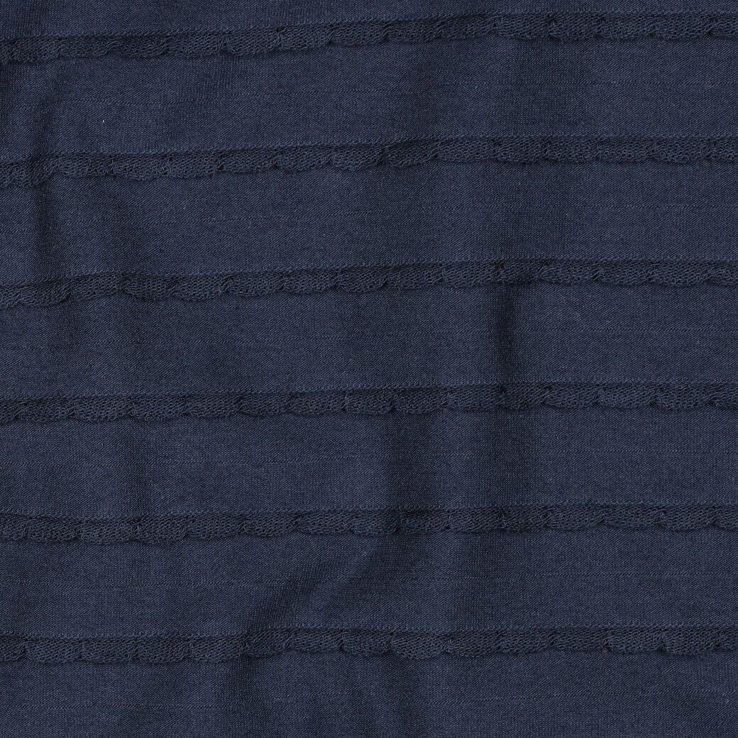 Jersey "Ruffles" - navy