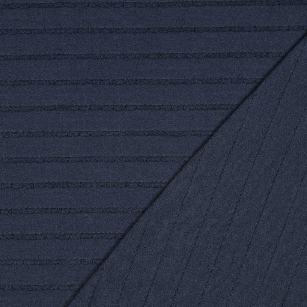 Jersey "Ruffles" - navy