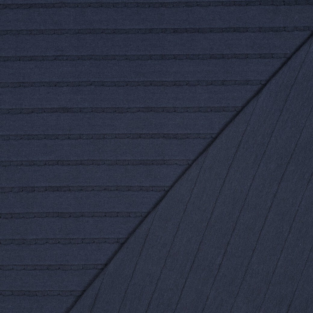 Jersey "Ruffles" - navy