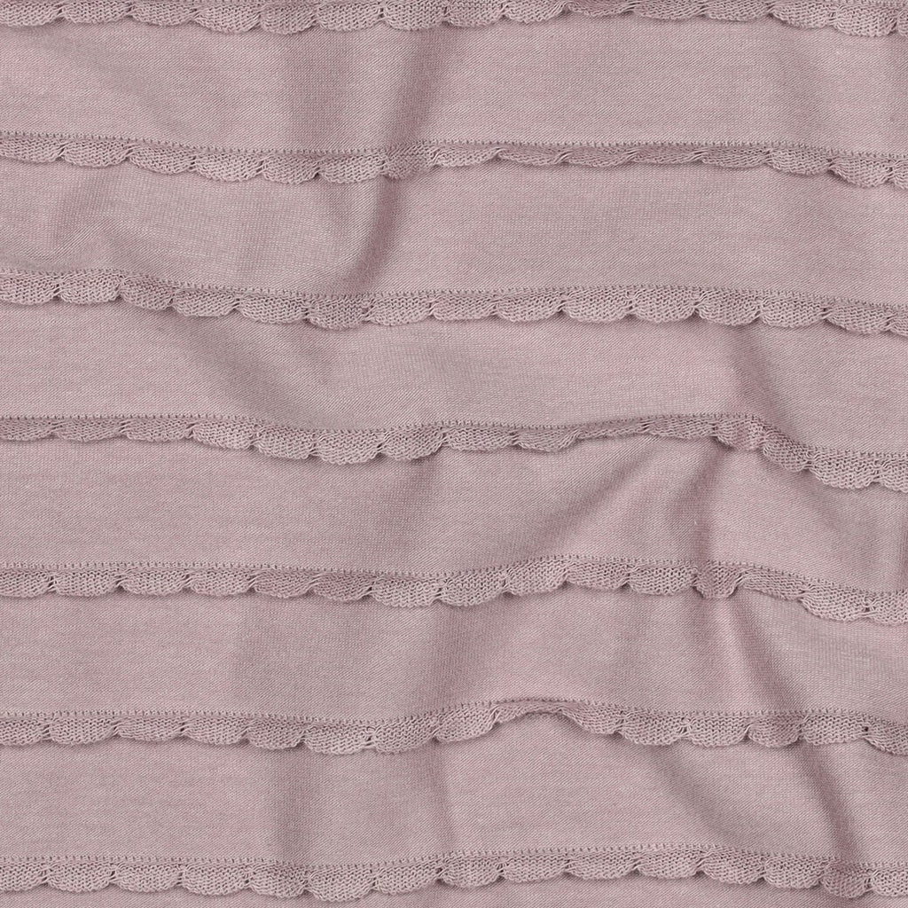 Jersey "Ruffles" - mauve