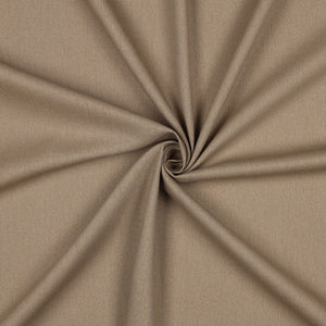 Viskose Leinen uni - taupe