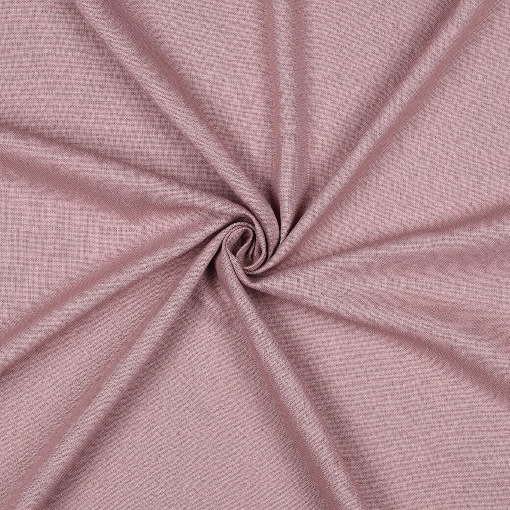 Viskose Leinen uni - rosa