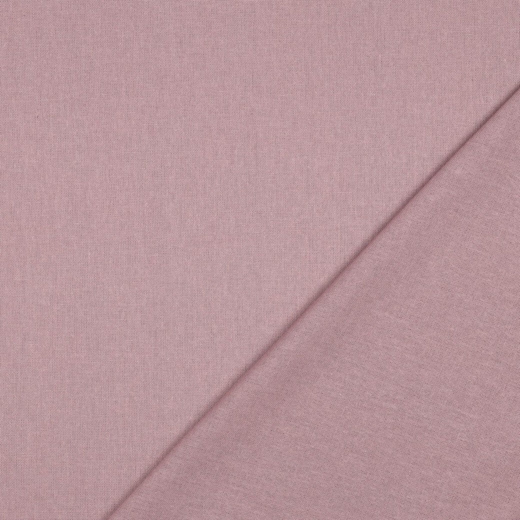 Viskose Leinen uni - rosa