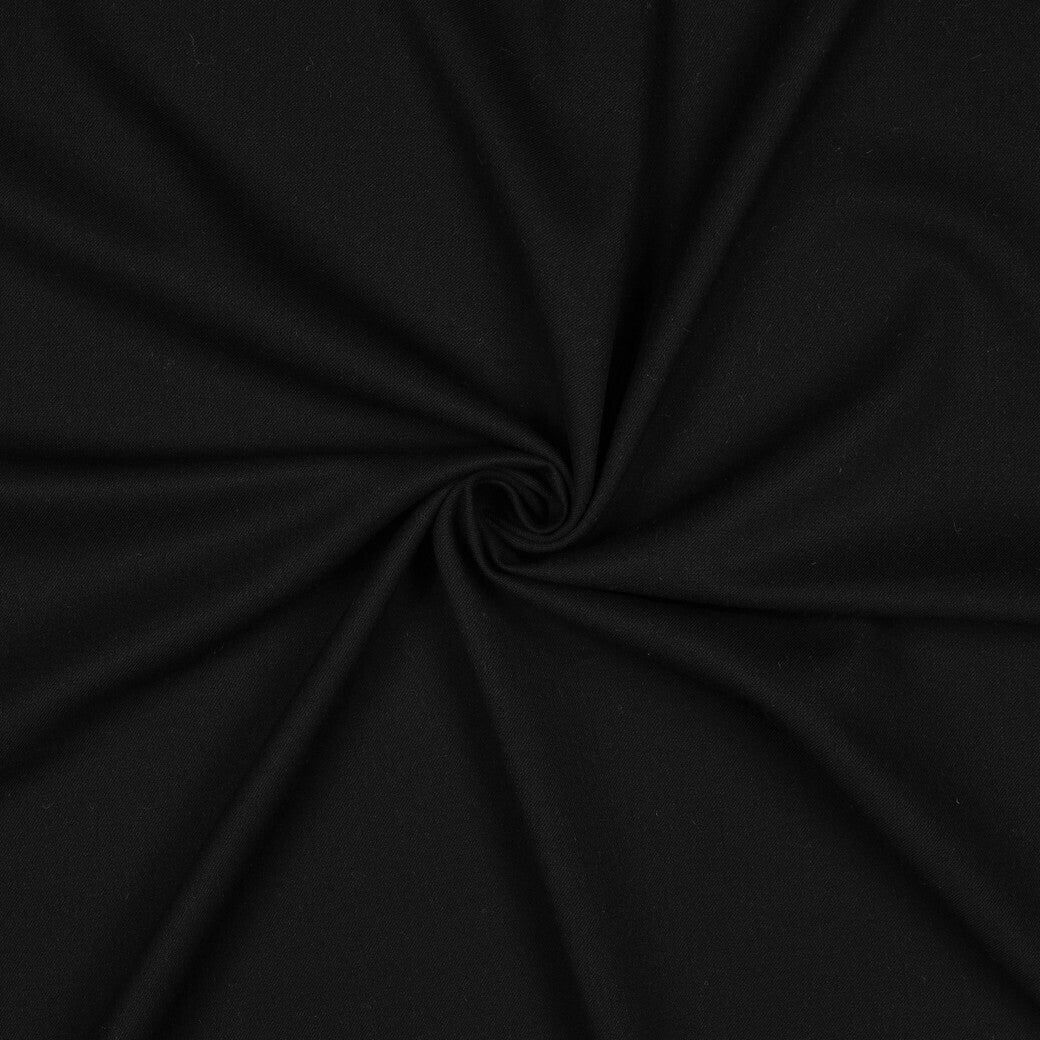 Viskose Gabardine - schwarz