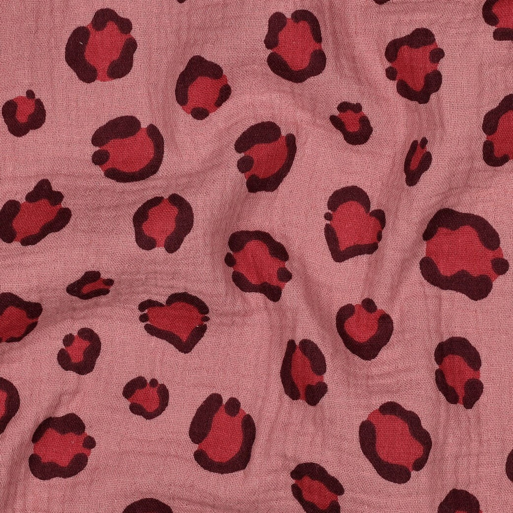 Musselin/Double Gauze Leo - mauve