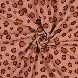 Musselin/Double Gauze Leo - peach